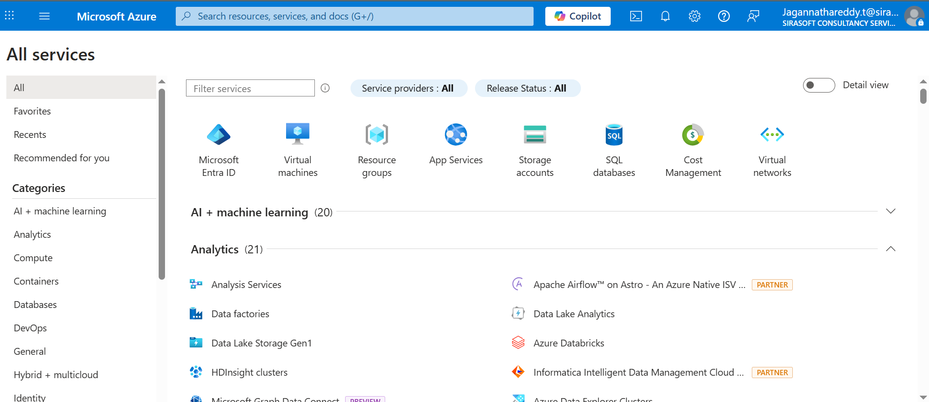 Sign in to the Azure Portal