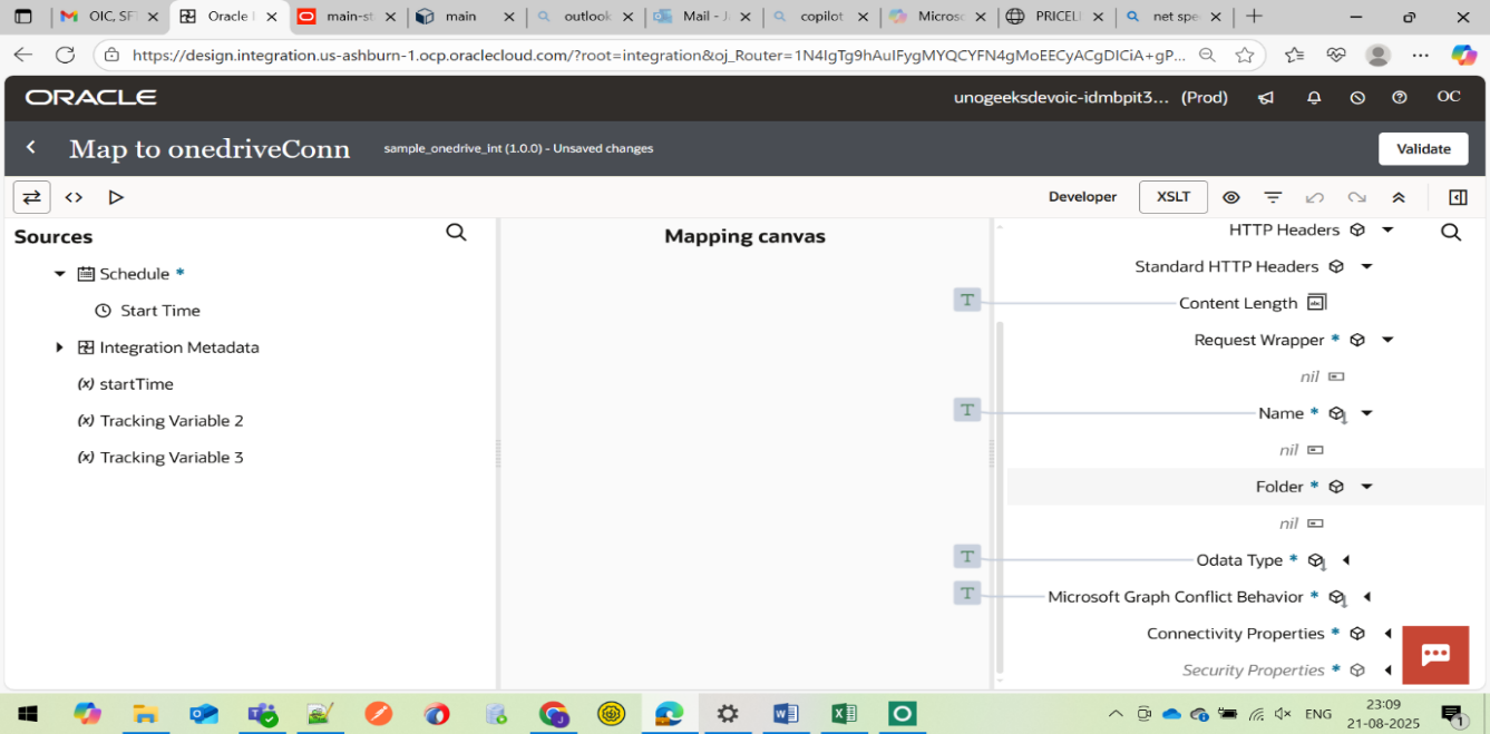 Hardcode the folder name in the mapper